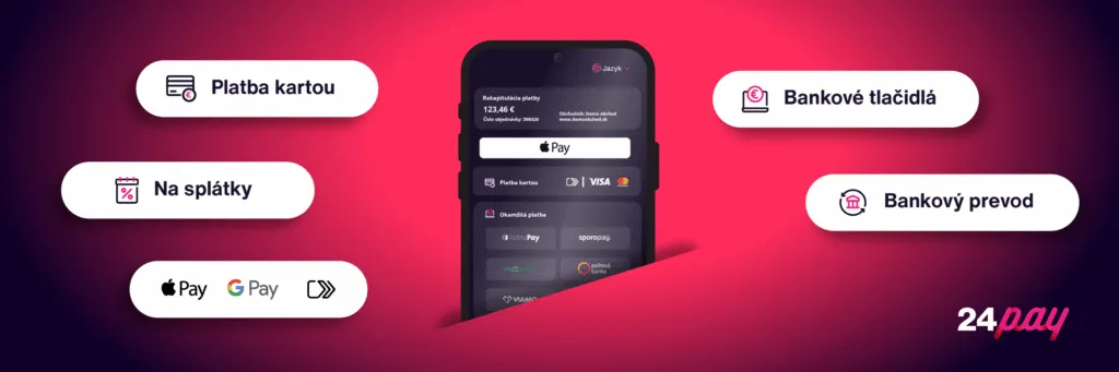 platobná brána 24pay a platobné metódy